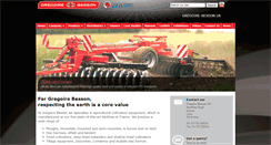 Desktop Screenshot of gregoire-besson.co.uk